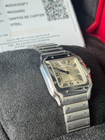 Cartier - Santos de Cartier - WSSA0082 - Femme - 2025, Handtassen en Accessoires, Nieuw