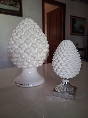 Ornement décoratif (2) - Art de Sicile - Paire de pommes de