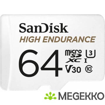 SanDisk High Endurance 64GB MicroSDXC Geheugenkaart, Verzenden, Nieuw
