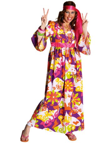 Lange hippie jurk voor dames, Ophalen of Verzenden