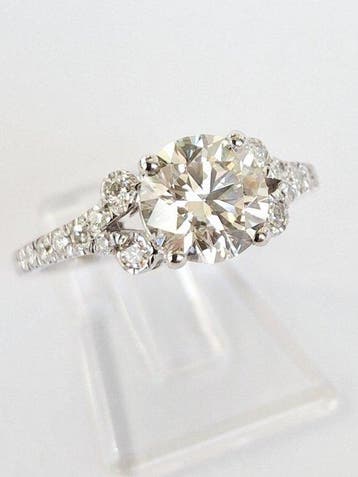 Bague de fiançailles - 18 carats Or blanc - 1.79ct. tw.
