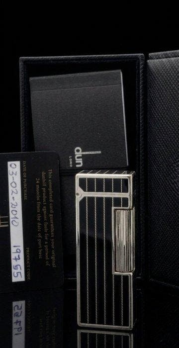 Dunhill - Zakaansteker - Chinaanse lak en palladium, Collections, Articles de fumeurs, Briquets & Boîtes d'allumettes