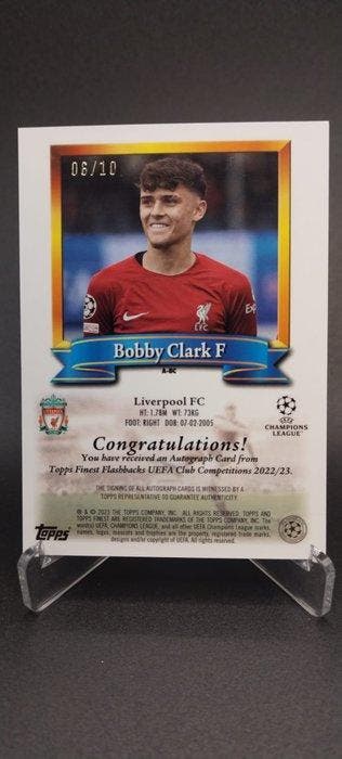 2023 Topps Finest - Bobby Clark - (6/10) Parallel, Collections