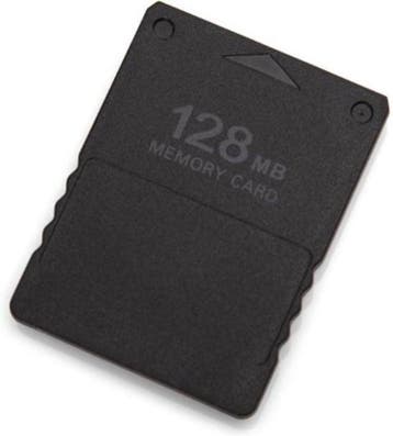 PS2 64MB Memory Card Zwart (Third Party) (PS2 Accessoires), Ophalen of Verzenden, Zo goed als nieuw