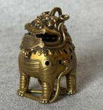 Brûleur dencens - Bronze - êtres mythiques, Antiquités & Art