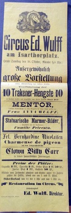 Circus Eduard Wulff - 1886