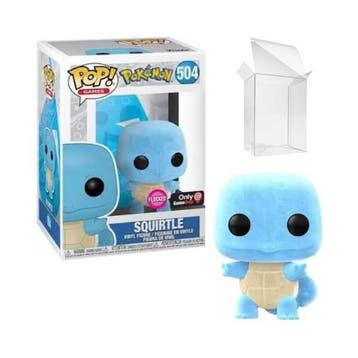 Funko Pop!  Pokemon - Squirtle (Flocked) Gamestop  #504, Verzenden