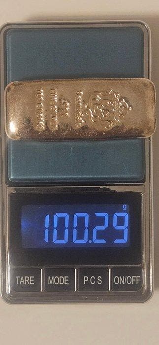 100 grammes - Argent .999 - Scottsdale Mint (Sans prix de