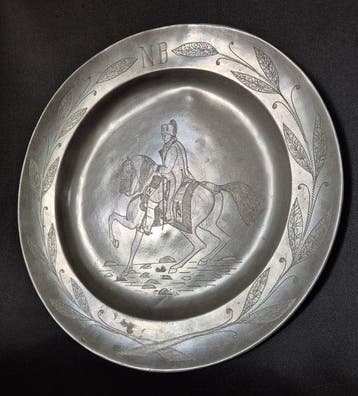 Schotel - ca. 1813 - Tin - Schaal Napoleon Boneparte