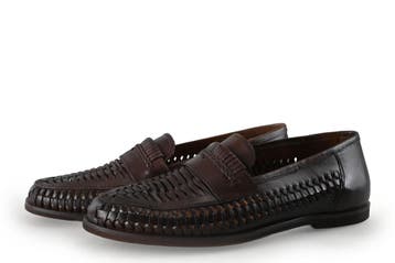 Manfield Loafers in maat 43 Cognac, Kleding | Dames, Overige kleuren, Verzenden, Overige typen, Zo goed als nieuw