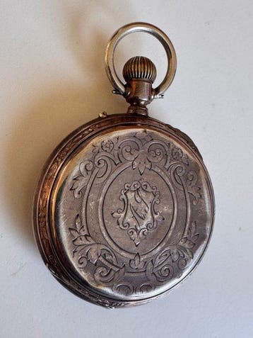 Year 1920 Antique Mechanical Pocket Watch – Ancre Ligne, Handtassen en Accessoires, Nieuw