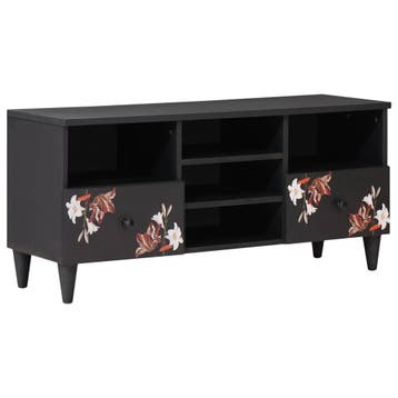 vidaXL Opbergkasten Multikleur 100 x 33,5 x 46 cm Massief, Huis en Inrichting, Verzenden, Nieuw