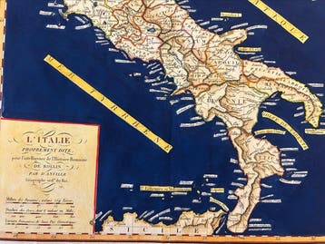 Italië - Kaart Italië // Etrurië, Latium, Umbrië, Picenum,, Nieuw