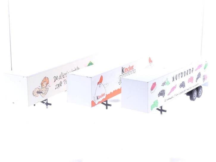 Schaal 1:50 Lion Car Set 3 aanhangers: Hoepman, Kinder Su..., Hobby & Loisirs créatifs, Voitures miniatures | 1:50, Enlèvement ou Envoi