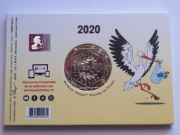 Frankrijk. 50 Euro 2020 Le Bebe Schtroumpf (Zonder