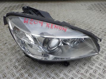 Mercedes W204 rechter xenon koplamp, Verzenden, Gebruikt