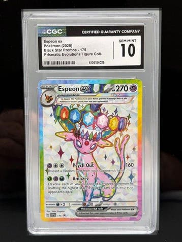 Pokémon Graded card - Espeon ex Promo card - CGC 10 -