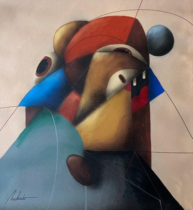Matias Machado - Kiddos, Antiquités & Art, Art | Peinture | Moderne