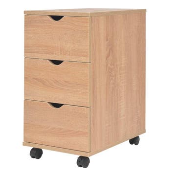 vidaXL Ladekast 33x45x60 cm eikenkleur, Huis en Inrichting, Verzenden, Nieuw