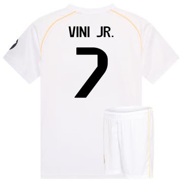 Real Madrid Voetbaltenue Vini JR. Thuis - 2025-2026 - Kind, Verzenden, Nieuw, Bal