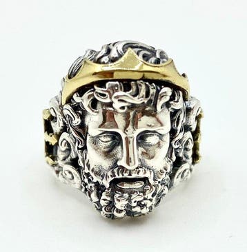 Sans prix de réserve - Bague tendance Argent - Bague Zeus en