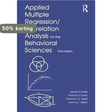 Applied Multiple Regression/Correlation Analysis For The Beh, Verzenden, Gelezen, Jacob Cohen