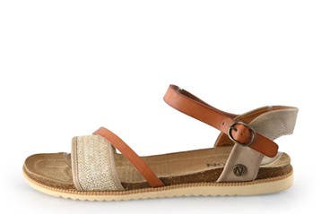 Nelson Sandalen in maat 41 Beige, Verzenden, Beige, Sandalen of Muiltjes, Zo goed als nieuw