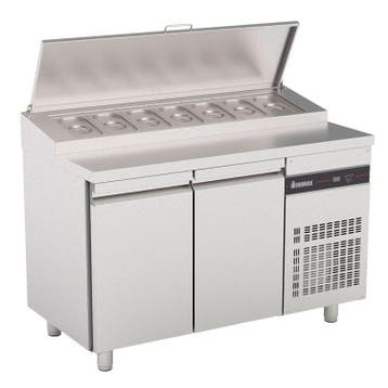 Saladette | 270L | RVS | 2 Deuren (1/1 GN) | Boven 7x 1/4, Verzenden, Nieuw in verpakking