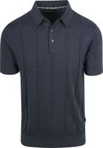 Barbour Wellburn Knitted Polo Navy maat Maat 48/50 (M) Heren, Verzenden