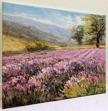 Christof Vevers (1962) - Été en Provence – Champs de lavande