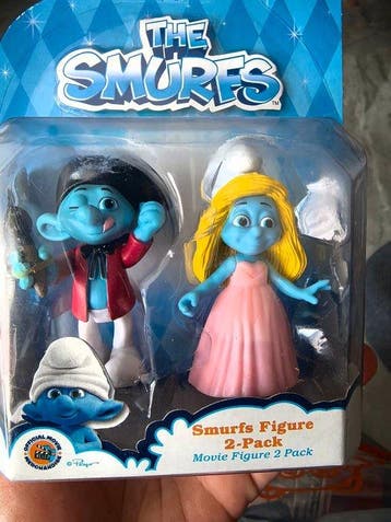 Themacollectie - 12 doosjes Smurfen Dual Pack-figuur - PEYO, Antiek en Kunst