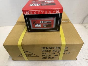 Veiling - 4x Moto7 - 12v - 4Ah - Battery, Nieuw