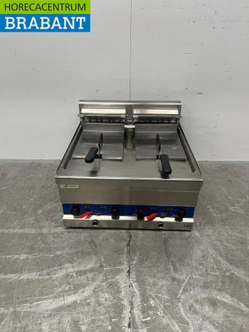 RVS Fryland Dubbele Friteuse 2 x 8 liter 400V Horeca, Elektronische apparatuur, Ophalen of Verzenden, Nieuw