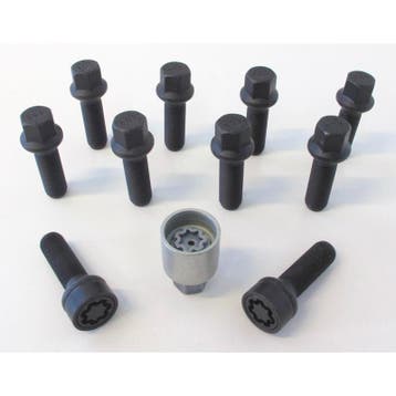 H&R Wielboutenset bolkonisch R14 M14x1.50 - Lengte 43mm - Zw, Auto-onderdelen, Verzenden, Nieuw