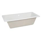 BWS Inbouw Ligbad | DUO | Saturnus | 180x80x49cm | Acryl Wit, Bricolage & Construction, Sanitaire, Ophalen of Verzenden, Bad