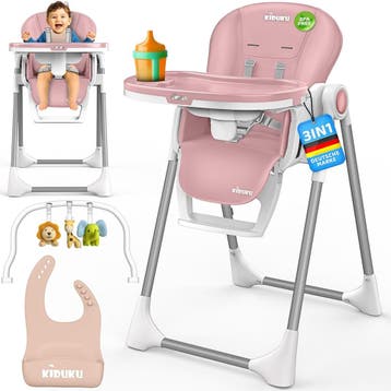 Kinderstoel - Babystoel - Verstelbaar - 0-36 maanden - Roze, Verzenden, Nieuw