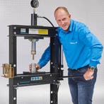 Datona Werkplaatspers 20 ton + Perspennen - Datona - Zwart, Doe-het-zelf en Bouw, Ophalen of Verzenden, Nieuw