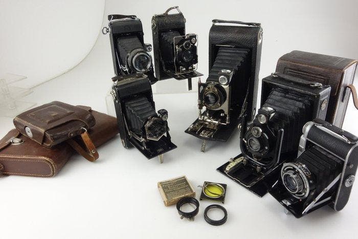 Voigtländer Vag / Ihagee / Zeiss Ikon Nettar / Franka Solida, TV, Hi-fi & Vidéo, Appareils photo analogiques