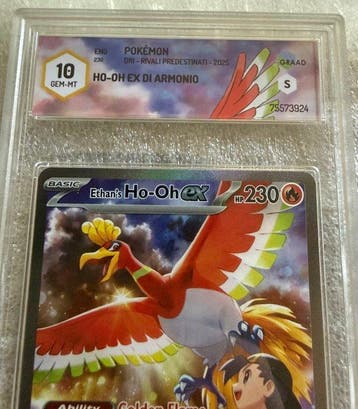 Pokémon - 1 Graded card - Ho-Oh 230/182 - Graad 10 - Scarlet