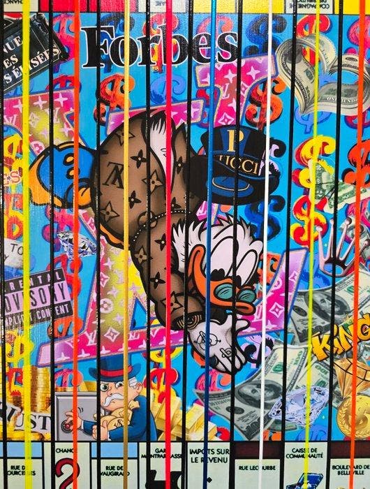Elmago - Ductales picsou money-poly swimming(new), Antiquités & Art, Art | Peinture | Moderne