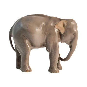 Royal Copenhagen - Beeldje - Standing Elephant - 501/164 -, Antiek en Kunst