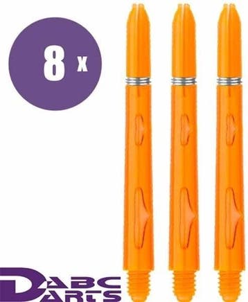 ABC Darts – Edgeglow Oranje - 8 sets (Dart Shafts), Ophalen of Verzenden, Nieuw, Shafts