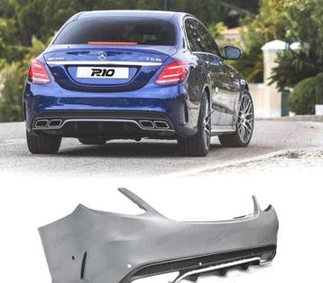 PARE CHOCS ARRIÈRE MERCEDES CLASSE C W205 14-18 LOOK AMG C63, Verzenden, Nieuw