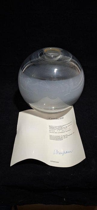 Glasfabriek Leerdam - Floris Meydam - Vaas - Unica vaas -, Antiquités & Art, Antiquités | Verre & Cristal