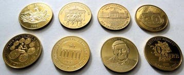 Allemagne. Commemorative coin Bundel 24 karaat Goud Vergulde