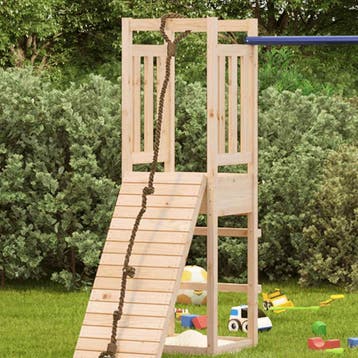 vidaXL Speeltoren 53x46,5x169 cm massief grenenhout, Kinderen en Baby's, Verzenden, Nieuw