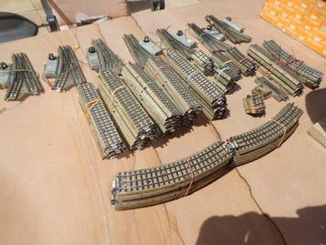Märklin H0 - 3600 - Modeltreinsporen (112) - 112 × M-sporen, Nieuw
