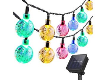 Veiling - JPro Cristal 30 Multicolor Lichtsnoer Zonne-energi, Tuin en Terras, Nieuw