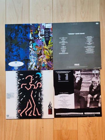 David Bowie - 3 x albums + 1 x 12 Maxi single - Différents, Cd's en Dvd's, Nieuw in verpakking
