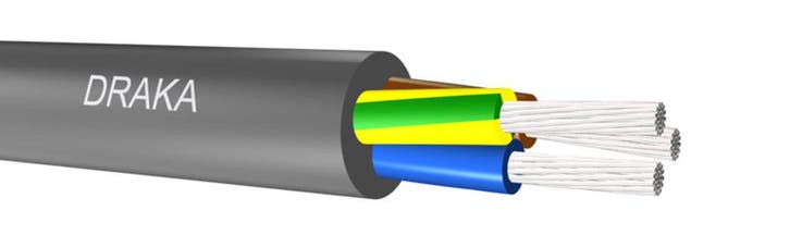 Draka Edrateen Câble Résistant À La Chaleur 4G1mm² 110°C -, Bricolage & Construction, Électricité & Câbles, Envoi